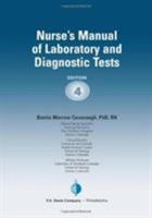 Nurse's Manual of Laboratory and Diagnostic Tests 0803611331 Book Cover