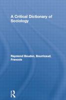 A Critical Dictionary of Sociology 0415861918 Book Cover