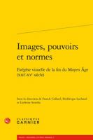 Images, Pouvoirs Et Normes: Exegese Visuelle de la Fin Du Moyen Age (Xiiie-Xve Siecle) 2406067351 Book Cover