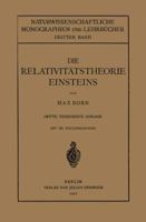 Die Relativit�tstheorie Einsteins Und Ihre Physikalischen Grundlagen: Elementar Dargestellt (Classic Reprint) 1161123318 Book Cover