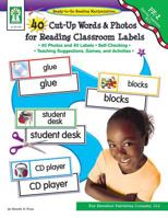 40 Cut-Up Words  Photos for Reading Classroom Labels, Grades PK - 2 1933052856 Book Cover