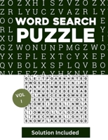 Word Search for Adults Large Print, Word Find Book: Word Search Puzzle Books, Word Searches Volume 1 5145501447 Book Cover