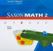 Saxon Math 2, Volume 1 1600328709 Book Cover