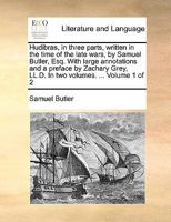 Hudibras, Vol. 1 of 2: A Poem (Classic Reprint) 1170147143 Book Cover
