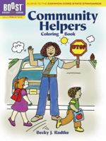 BOOST Community Helpers Coloring Book 0486494071 Book Cover