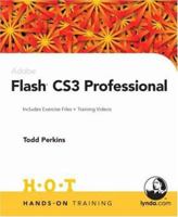 Adobe Flash CS3 Professional Hands-On Training 0321509838 Book Cover