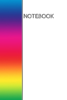 Notebook: Blend of colours wrap around design notebook: 90 blank lined pages: 6x9 1702660265 Book Cover