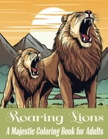 Roaring Lions: A Majestic Coloring Book for Adults B0C47RLCMF Book Cover