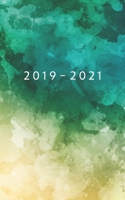 2019 - 2021: Weekly Planner Starting October 2019 - September 2021 | 5 x 8 Dated Agenda | 24 Month Appointment Calendar | Organizer Book | Soft-Cover Watercolor Green 1694810445 Book Cover