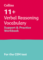 Collins 11+ – 11+ Verbal Reasoning Vocabulary Support and Practice Workbook: For the CEM 2021 tests 0008497397 Book Cover