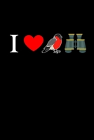 I Love Bird Watching: 6x9 Ruled Notebook, Journal, Daily Diary, Organizer, Planner 1701760487 Book Cover