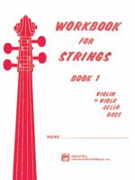 Workbook for Strings, Bk 1: Viola 0739021907 Book Cover