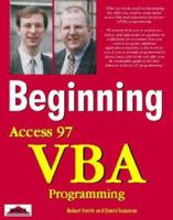Beginning Access 97 Vba Programming (Beginning) 1861000863 Book Cover
