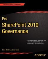 Pro Sharepoint 2010 Governance 1430240776 Book Cover