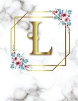 L: 2020-2025 Monthly Planner Initial Monogram Letter L Marble & Gold Floral 6 Year Planner, 72 Months Calendar, Six Year Appointment Schedule Organizer, Personal Agenda Academic Daily, Weekly Inspirat 1677288469 Book Cover