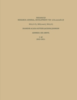 INDIANA'GRD: CONCT'S ENTITY, RESEARCH. B0B9H8BWG5 Book Cover