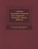 Libellus Animaduersionum Ad Longinum (1773) 1271132370 Book Cover