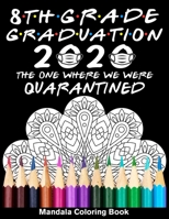 8th Grade Graduation 2020 The One Where We Were Quarantined Mandala Coloring Book: Funny Graduation School Day Class of 2020 Coloring Book for Eighth Grader B089M1KR1P Book Cover
