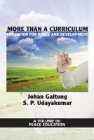 More Than a Curriculum: Education for Peace and Development (Hc) 161735547X Book Cover