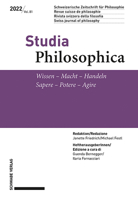 Wissen - Macht - Handeln/ Sapere - Potere - Agire (Studia Philosophica) 3796546293 Book Cover