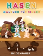 Hasen Malbuch für Kinder: Cute Häschen, Aktivität Buch für Kinder Jungen und Mädchen, einfach, Spaß Bunny Färbung Seiten mit super niedlich und liebenswert Hasen 4773159715 Book Cover