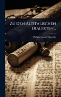 Zu Den Altitalischen Dialekten... 1279993480 Book Cover