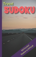 Travel Sudoku: Sudoku Medium to Hard B08LZ1WYB9 Book Cover