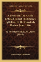 A Letter on the Article Entitled 1165892847 Book Cover