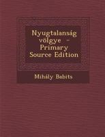 Nyugtalanság völgye 1021135208 Book Cover