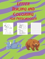 Letter Tracing and Coloring for Preschooler: Alphabet Handwriting Practice workbook for kids Preschool writing Workbook with Sight words for Pre K, ... and Kids Ages 3-5. ABC print handwriting book B08MHRNN1C Book Cover