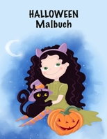 Halloween Malbuch: Halloween Malbuch mit Fantasy Kreaturen für Jungen und Mädchen im Alter von 4-8, mit: Goblins Teufel Frankensteins B08L8XX1JZ Book Cover