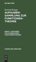 Aufgaben Zur Elementaren Funktionentheorie 3110072157 Book Cover