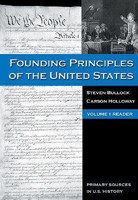 Founding Principles of the United States, Volume 1 0495030015 Book Cover