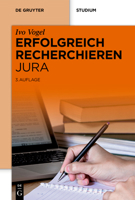 Erfolgreich Recherchieren Jura 3110271184 Book Cover