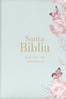 Biblia RVR 1960 Letra Súper Gigante Símil Piel Salvia Claro Bible RVR 1960 Super Giant Print LeatherLike Light Sage Butterfly (Spanish Edition) 8418853050 Book Cover