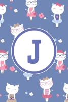 J: Monogrammed 2020 Weekly Planner For Women And Teen Girls Cat Lovers - Cute Cats, January 2020 - December 2020 (6x9) 1702072576 Book Cover