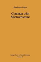 Continua with Microstructure 1461281660 Book Cover