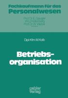 Betriebsorganisation 3409313818 Book Cover