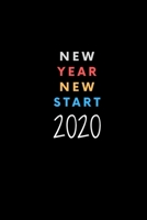 New Year New Start 2020 Notebook Gift: Lined Journal / Notebook, 120 Pages, 6x9, Soft Cover, Matte 1674247109 Book Cover