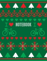 Notebook Christmas Gift for Bicycle Lovers: Notebook Christmas Gift for Bicycle Lovers - Blank Lined Journal to Write In Ideas 8.5x11 100 blank pages 1673848443 Book Cover