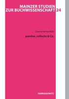 Panther, Rotfuchs & Co. 3447101695 Book Cover