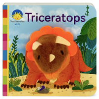 I Am A Triceratops (Finger Puppet Board Book with Triceratops puppet for ages 0 and up) 168052948X Book Cover