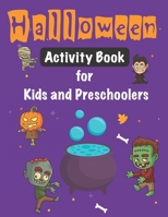 Halloween Activity Book for Kids and Preschoolers: Halloween word search and coloring, halloween activity book for kids ages 4-8 B08HGRW6MH Book Cover