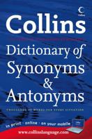 Collins Dictionary of Synonyms & Antonyms 0007194668 Book Cover