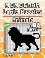 Nonogram Puzzles | Animals: Challenging Hanjie puzzle collection with japanese picture riddles. | Fun brain tease for everyone. B08FSBPY93 Book Cover
