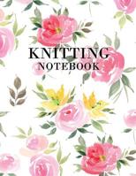 Knitting Notebook: Knitting Notebook, Graph Paper Notebook, Ratio 2:3 with 100 Pages, Floral 1082897450 Book Cover