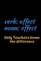 Only Teachers Know The Difference: Gift for Teacher Appreciation Week. For Educators Who Are Making a Difference in Lives of Their Students 169220758X Book Cover