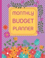 Monthly Budget Planner: Blossom Flower Purple 8.5x11" 12 Months Finance Planning Undated Organizer , Weekly Expense Tracker Bill (Monthly Budget Plan Books) 1691348031 Book Cover