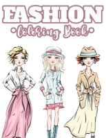 Fashion Coloring Book: Artistic And Stylish Designs And Illustrations To Color For Women, Coloring Pages Of Fashionable Dresses, Handbags, Shoes, And More B08GB6TQQW Book Cover