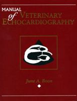 Manual of Veterinary Echocardiography 0683009389 Book Cover
